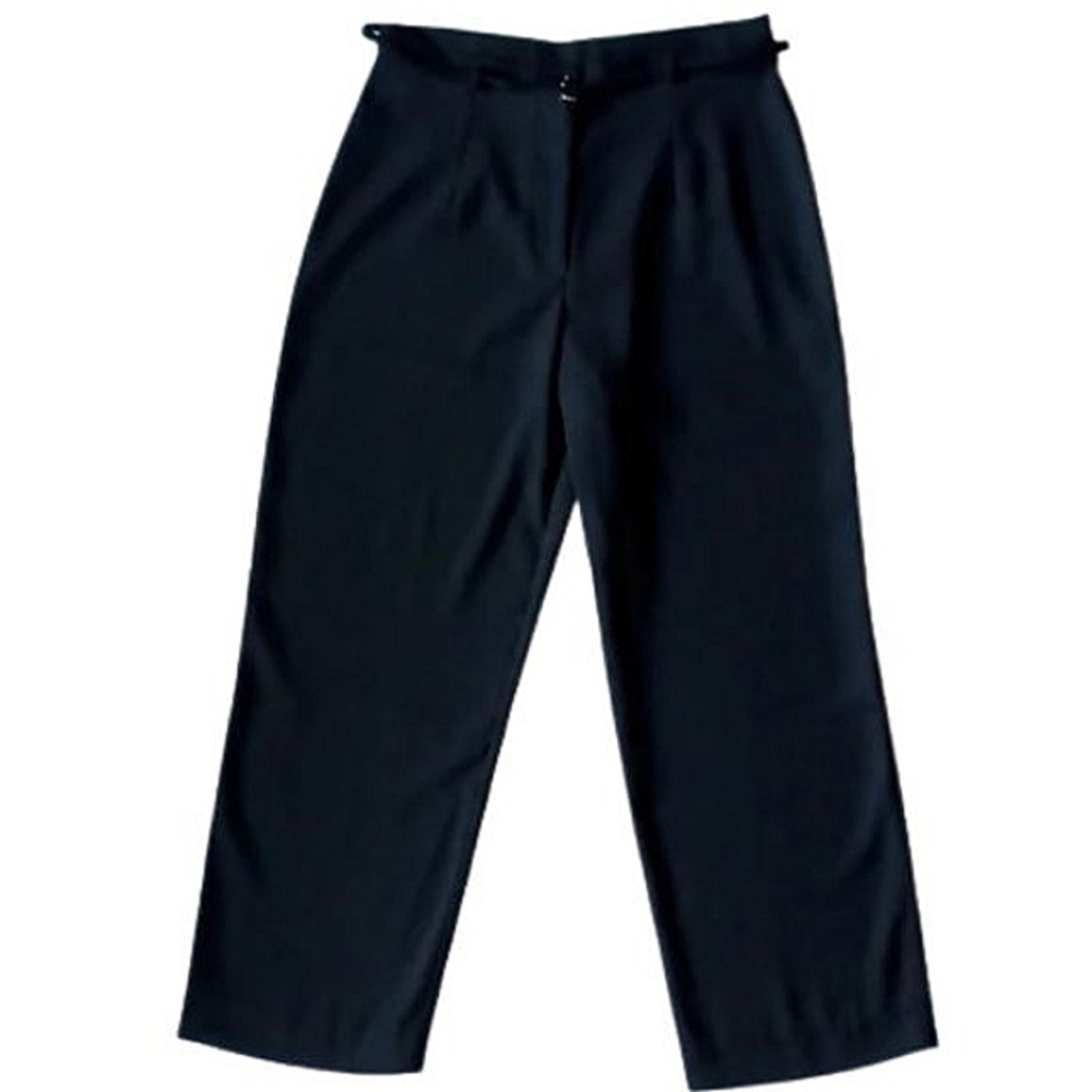Mantles Black Crepe Trouser/Dress Pant - Sz. 12P